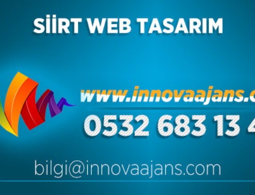 Siirt web tasarım firması