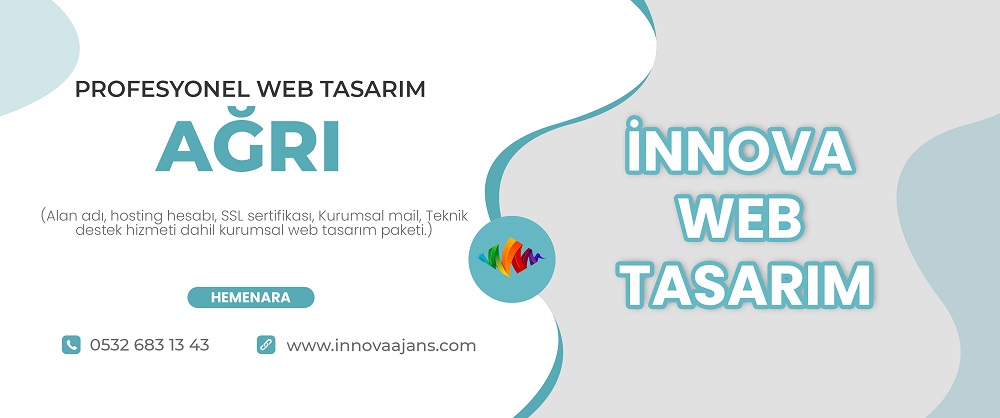 Ağrı web tasarım firması