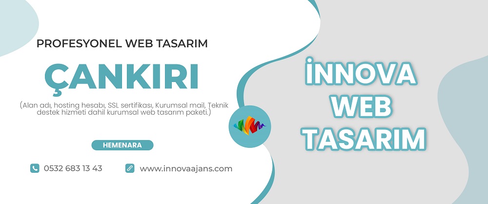 Çankırı web tasarım firması