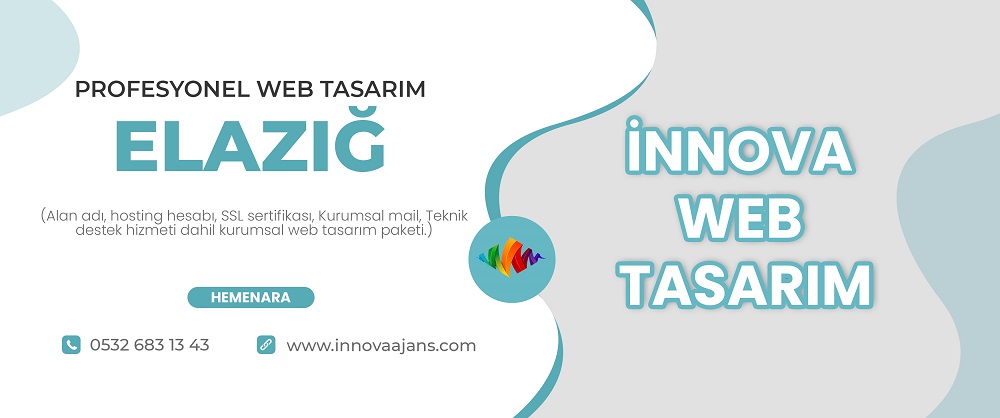 Elazığ web tasarım firması