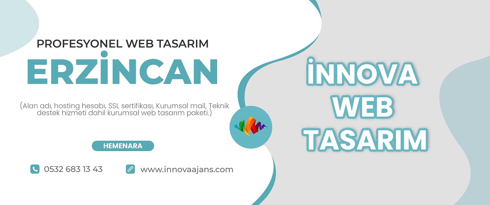 Erzincan web tasarım firması