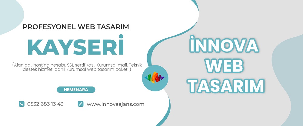 Kayseri web tasarım firması