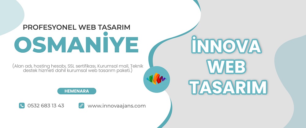 osmaniye web tasarım firması